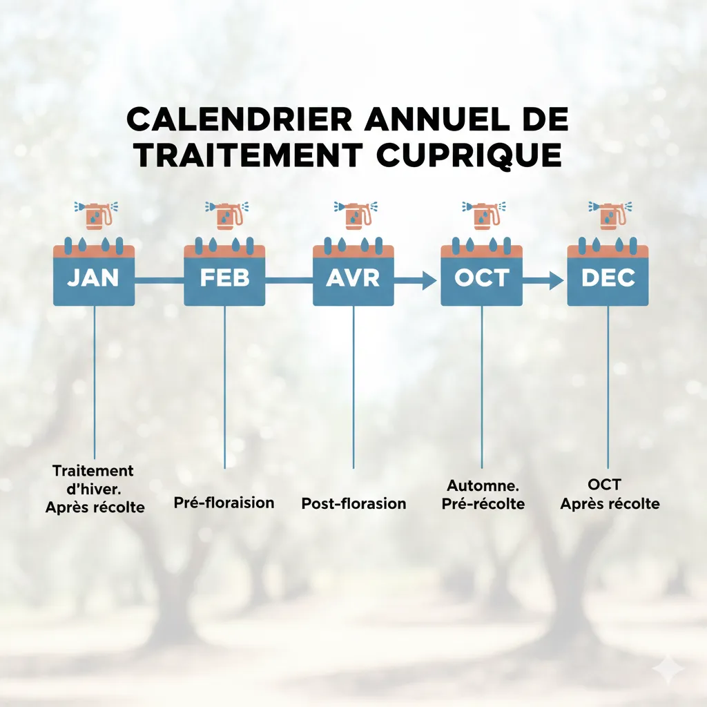 Calendrier annuel de traitement