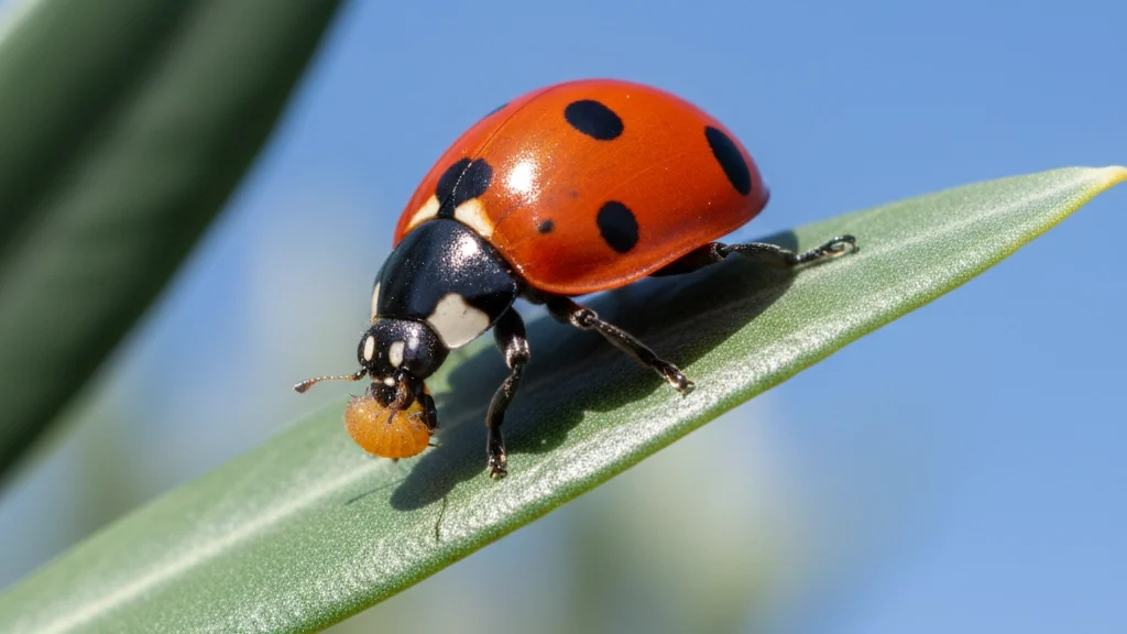 Coccinelle prédatrice