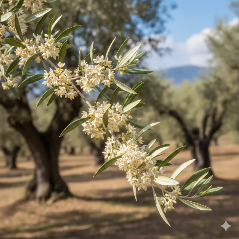 La floraison de l'olivier