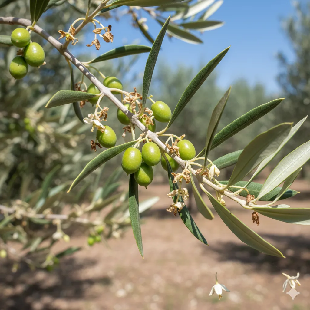 Cycle de l'olivier : comprendre son rythme pour mieux l'entretenir 5 Nouaison (jeunes olives)