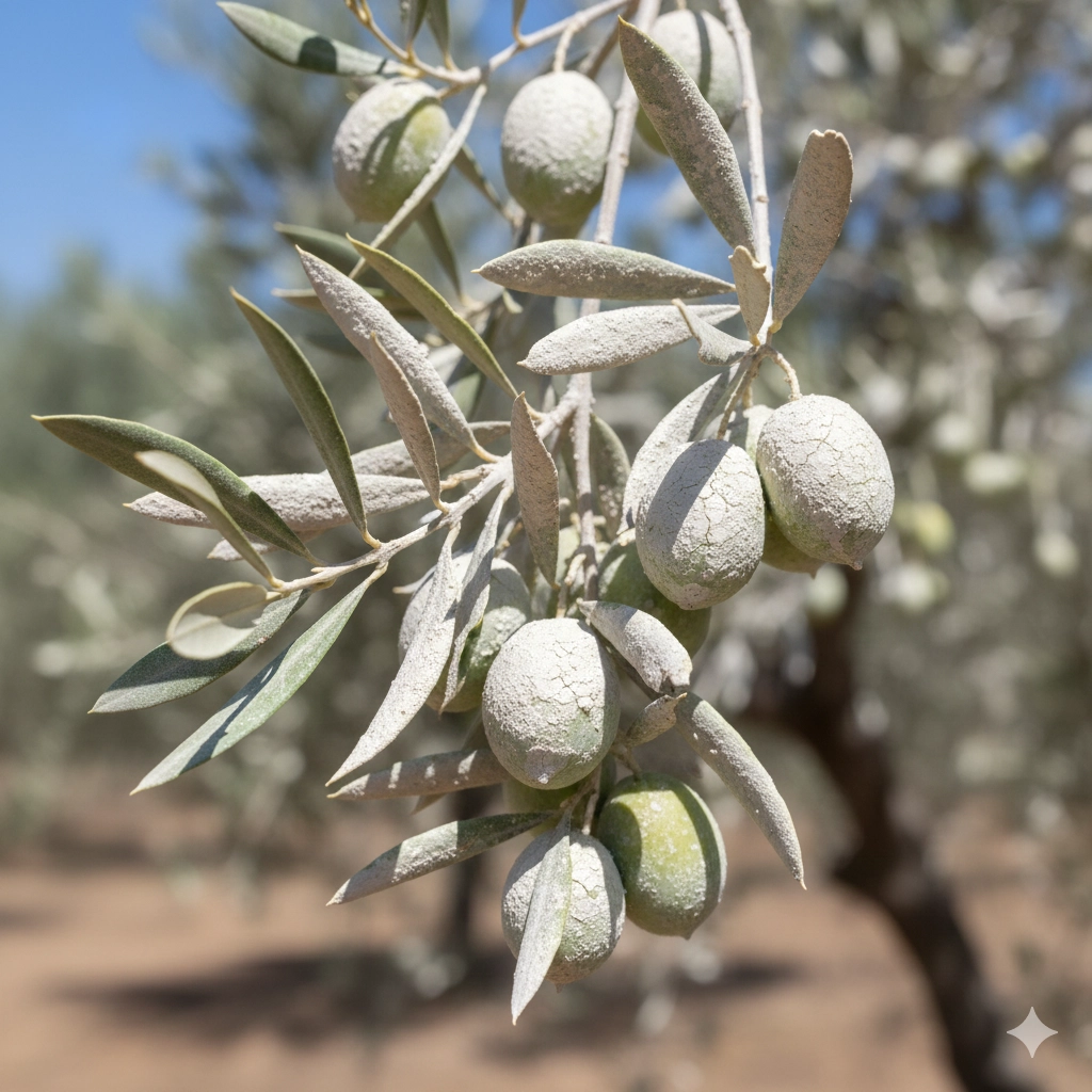 Olive traitée à l'argile