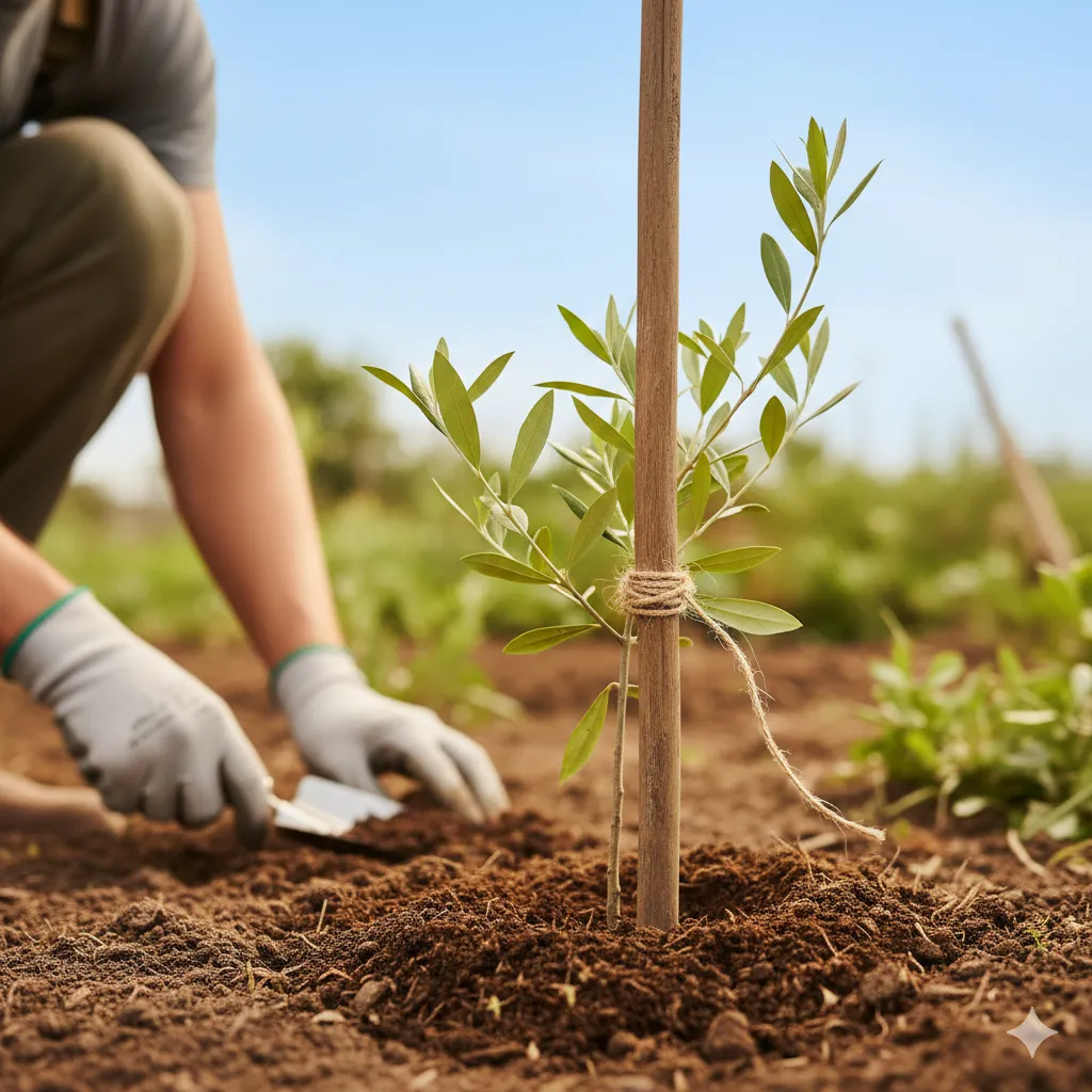 PLANTATION JEUNES ARBRES