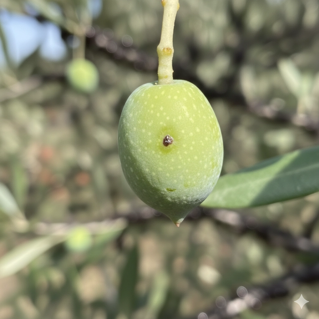 Piqûre sur olive