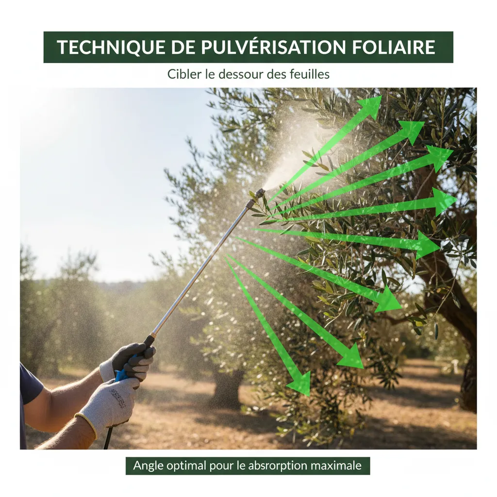 Pulvérisation foliaire