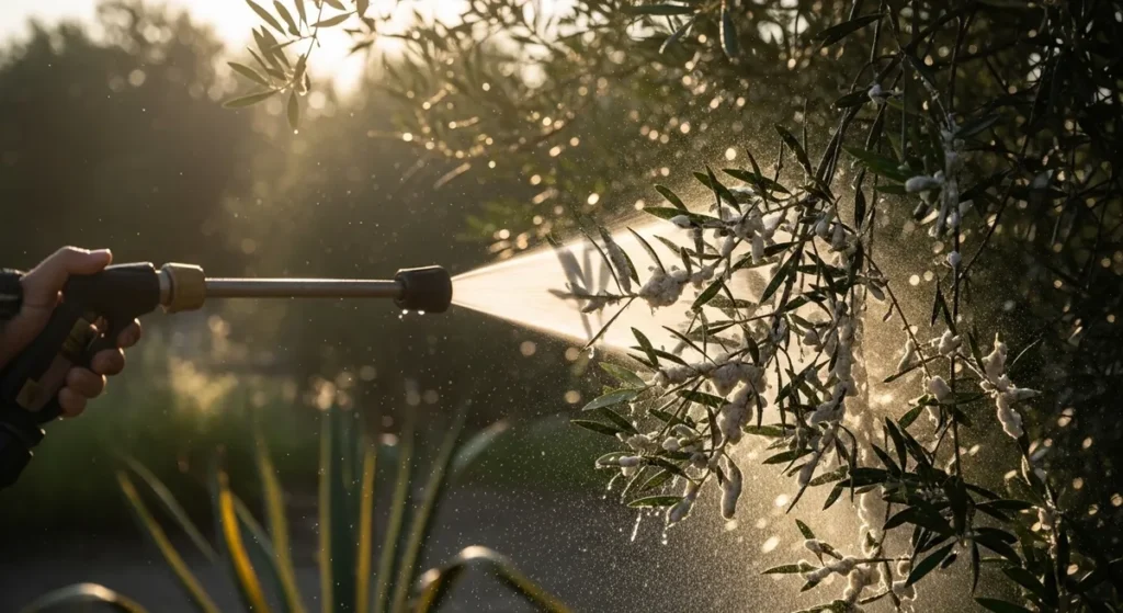 Traitement au jet d'eau