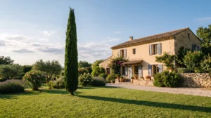 Planter un cyprès près de la maison : quelles distances respecter ? Cyprès de Provence loin es murs d'une maison
