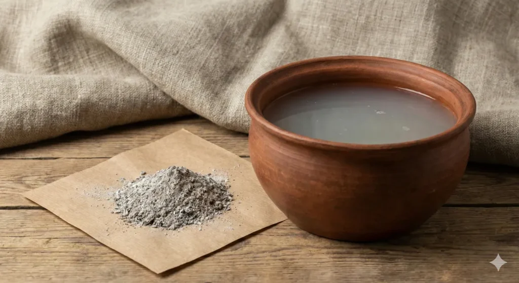 Méthode traditionnelle de l'eau de cendre