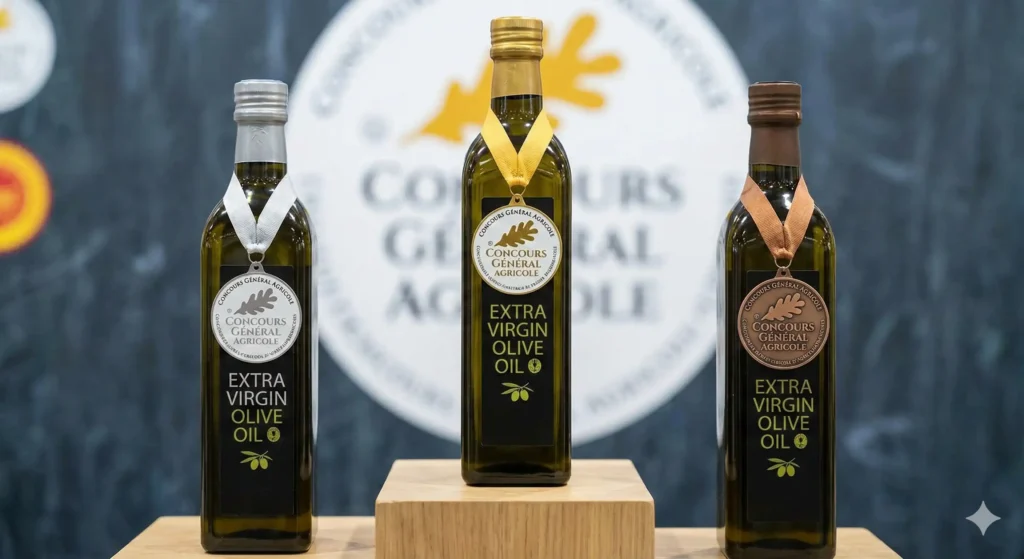 Le Concours Général Agricole : Prouver l'Excellence de Ton Huile d'Olive 1 Podium des médailles