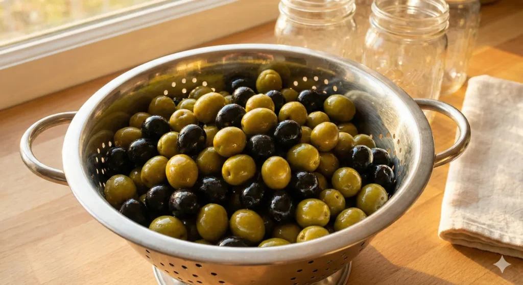 Résultat final Olives désamérisées