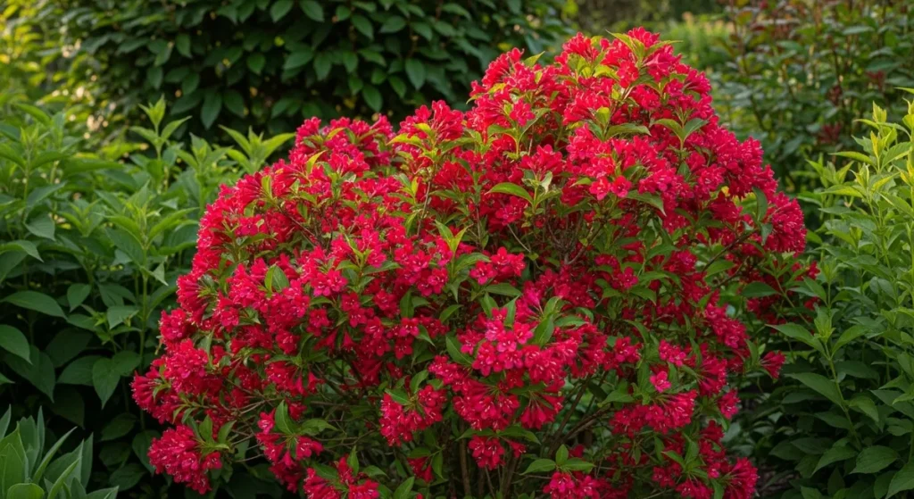 Les plus beaux arbustes à fleurs rouges pour votre jardin