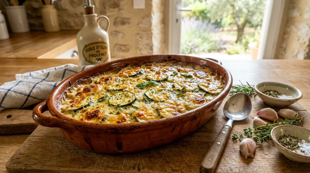 Gratin courgettes
