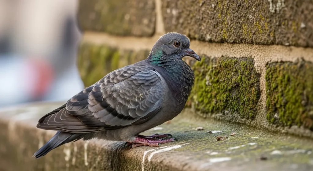 Jeune pigeon de 5 semaines