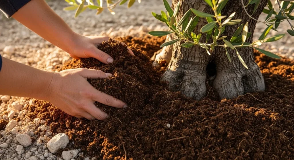 Entretenir un olivier : les 5 interventions vraiment indispensables 3 Apport de compost