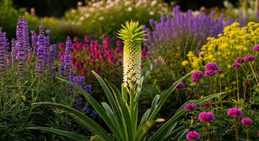 L'arbre à ananas existe-t-il vraiment ? Ce qu'il faut savoir 2 Eucomis comosa en pleine floraison estivale