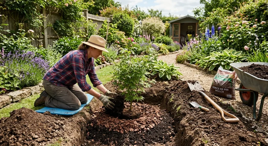 Haie brise-vue fleurie : 10 arbustes pour allier intimité et beauté 5 Plantation d'une haie