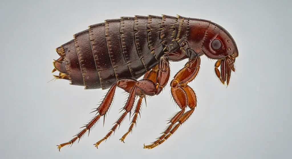 Puce parasite de jardin