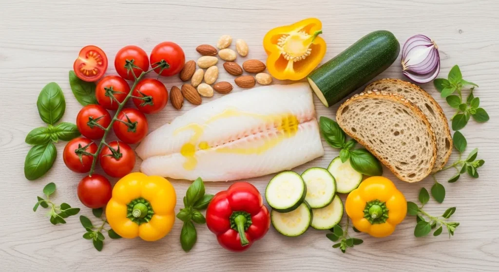 Repas méditerranéen