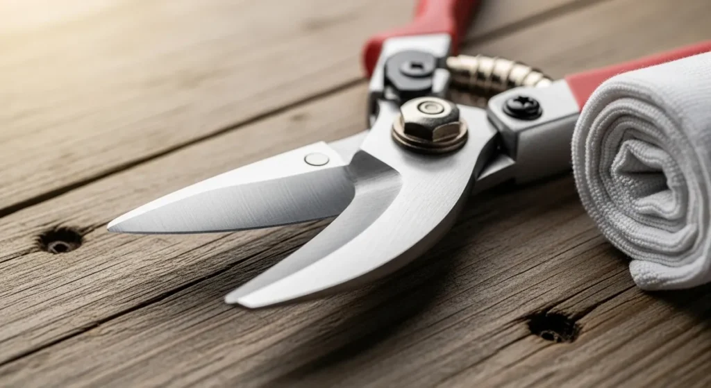 Sécateur professionnel propre