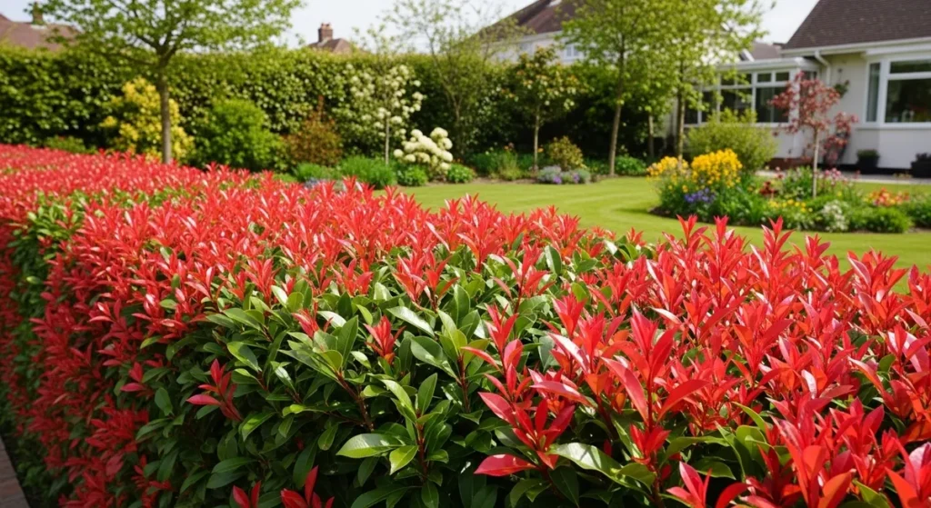 Haie de photinia x fraseri red robin