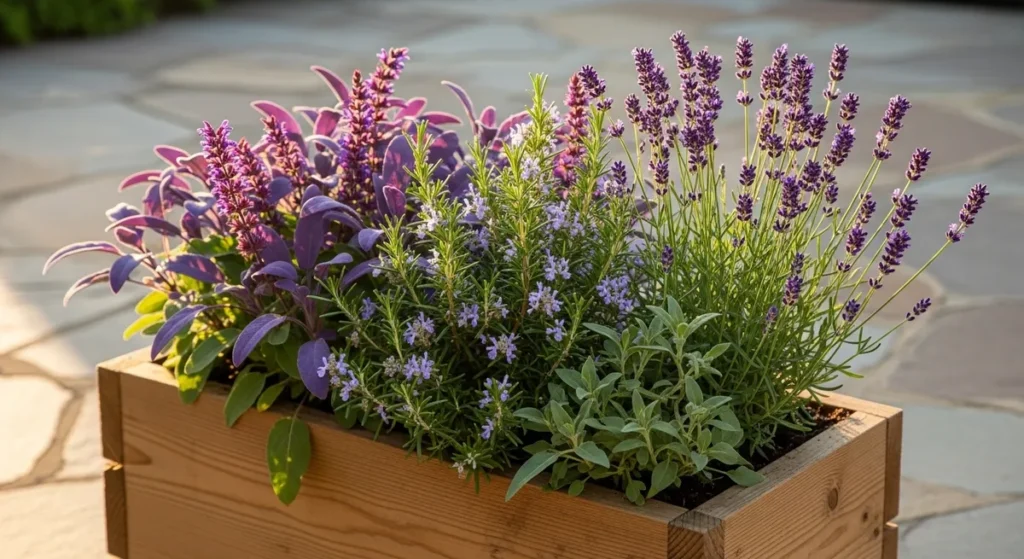 Jardinière en bois naturel