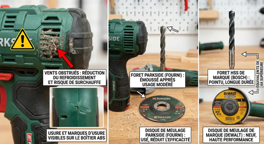 Outils Parkside : avis complet, guide d'achat et vrai verdict terrain 5 Limites et points de vigilance Parkside