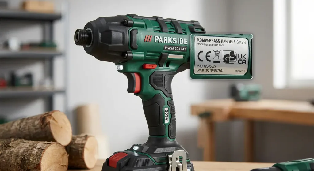 Outils Parkside : avis complet, guide d'achat et vrai verdict terrain 1 Logo Parkside et groupe Kompernass