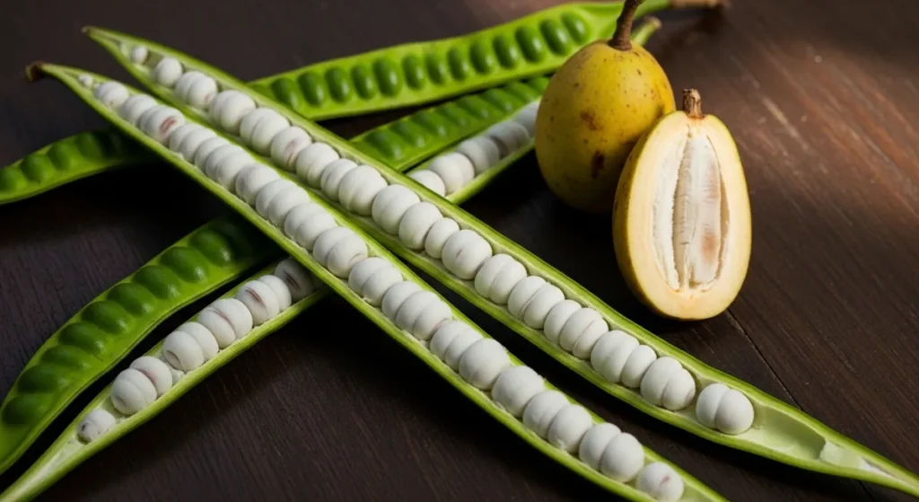 Fruit en i : la liste complète des fruits qui commencent par I 2 Longues gousses d'inga et ilama