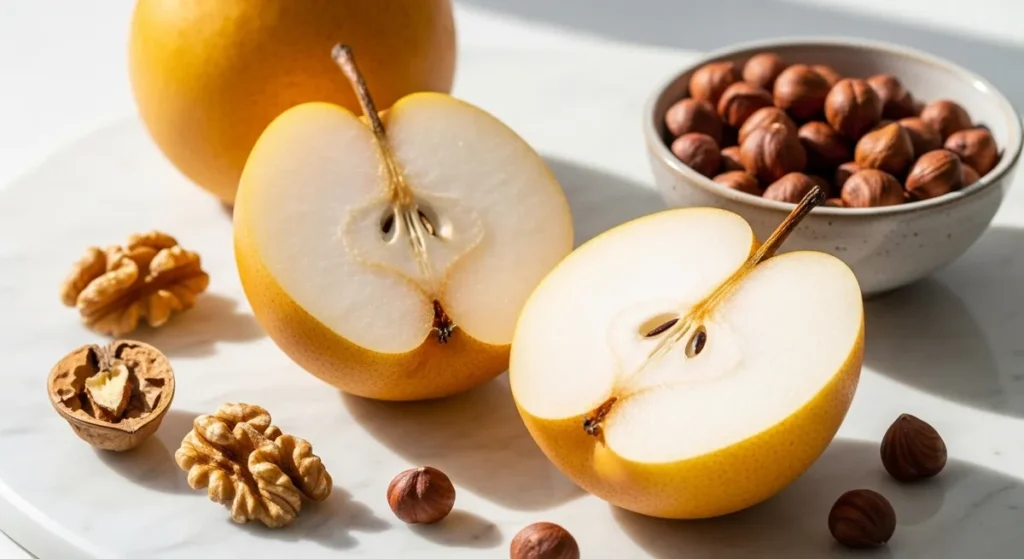 Fruit en n : la liste complète des fruits qui commencent par N 2 Nashi, noix et noisettes