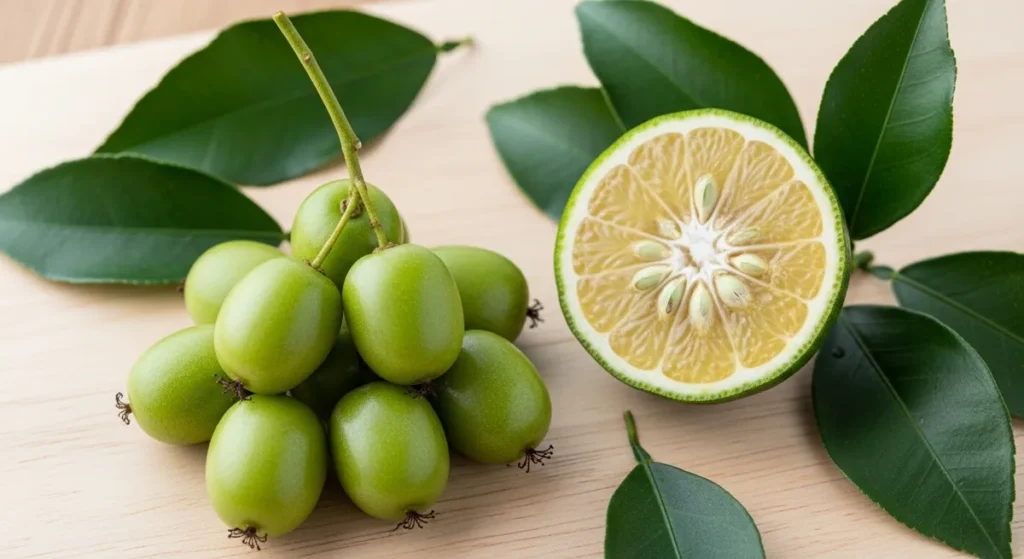 Fruit en k : la liste complète des fruits qui commencent par K 3 Petite grappe de Kiwais et kabosu
