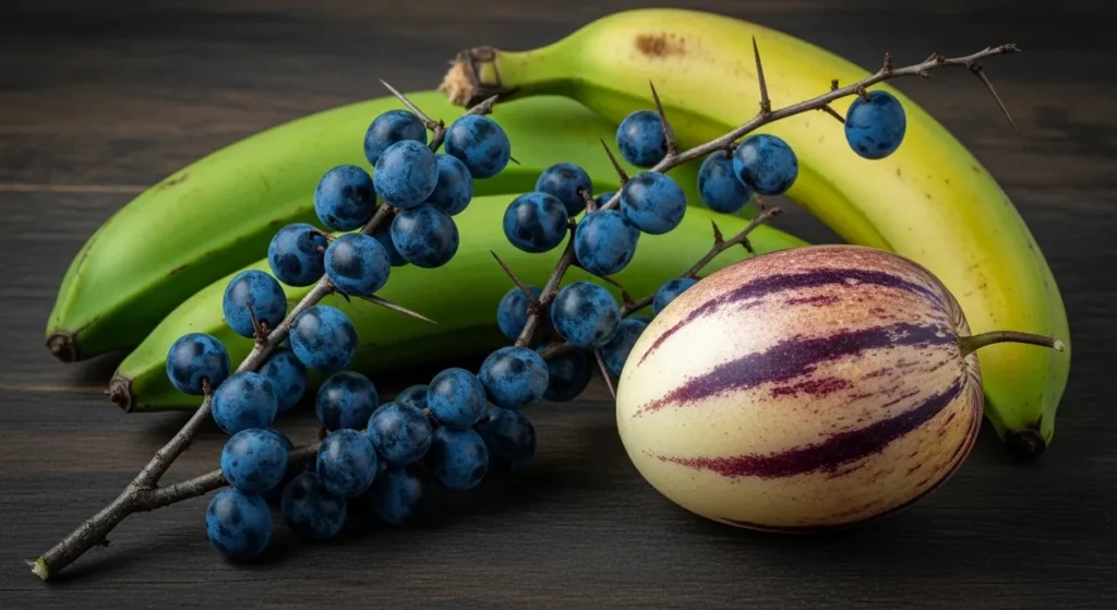 Fruit en p : la liste complète des fruits qui commencent par P 4 Prunelier, plantain et pepino