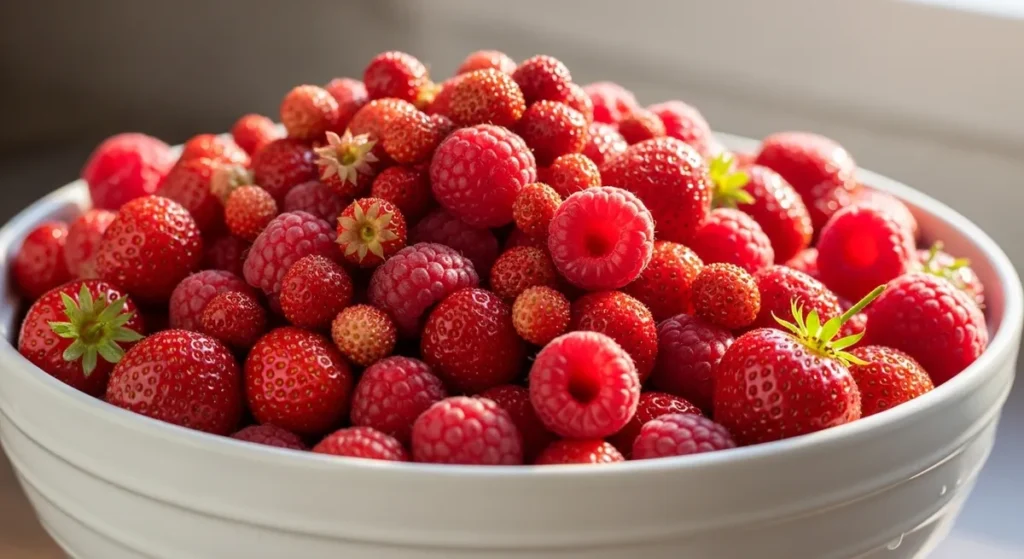 bol de fruits rouges