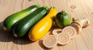 Composition de légumes en Z