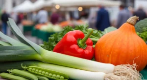 Composition de légumes en p