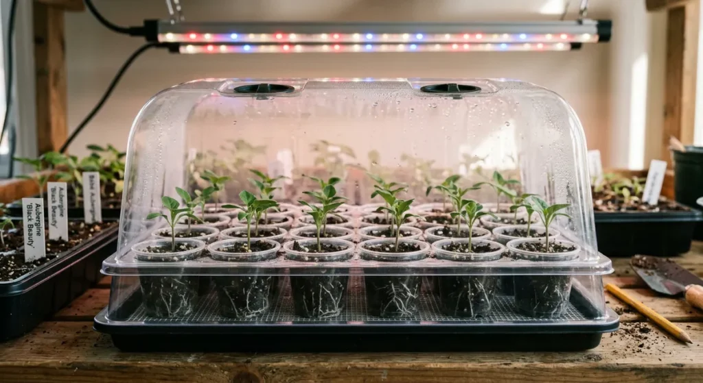 Jeunes plants en godet