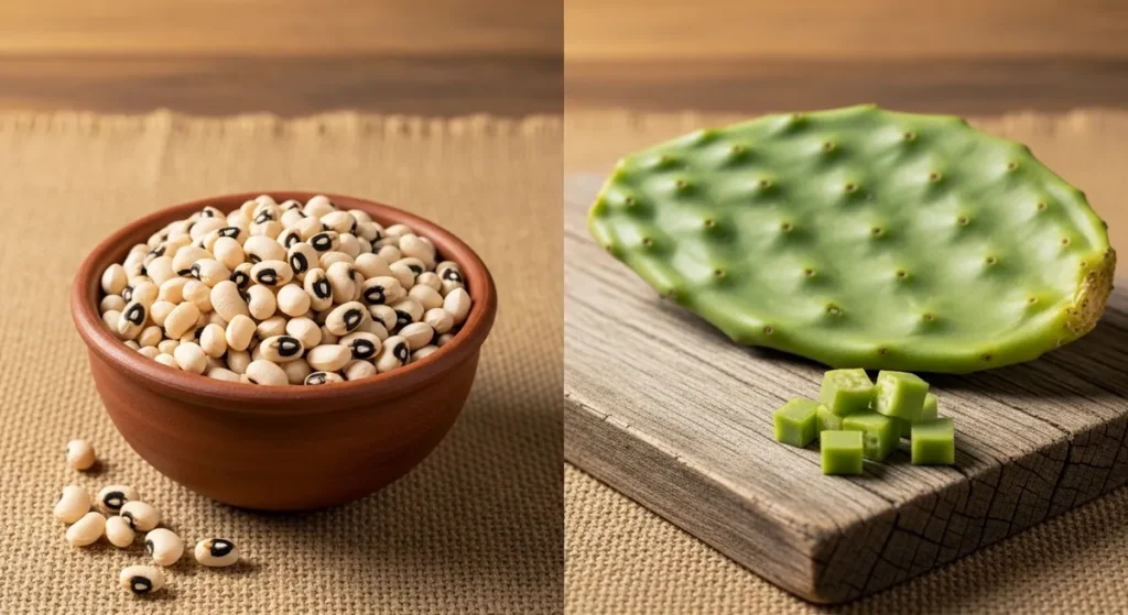 Légume en N : la liste des légumes qui commencent par N 2 Niébé et nopal