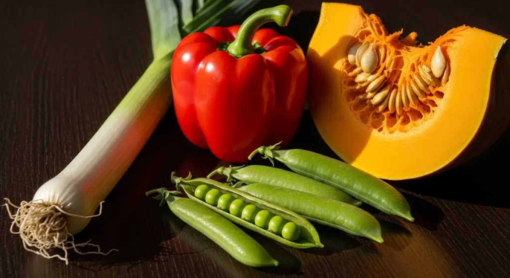 Légume en P : la liste des légumes qui commencent par P 1 Poireau, poivron, potiron et petit pois