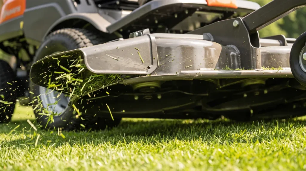 Tondeuse à coupe frontale : comprendre, choisir et bien l'utiliser 1 Carter de coupe frontale