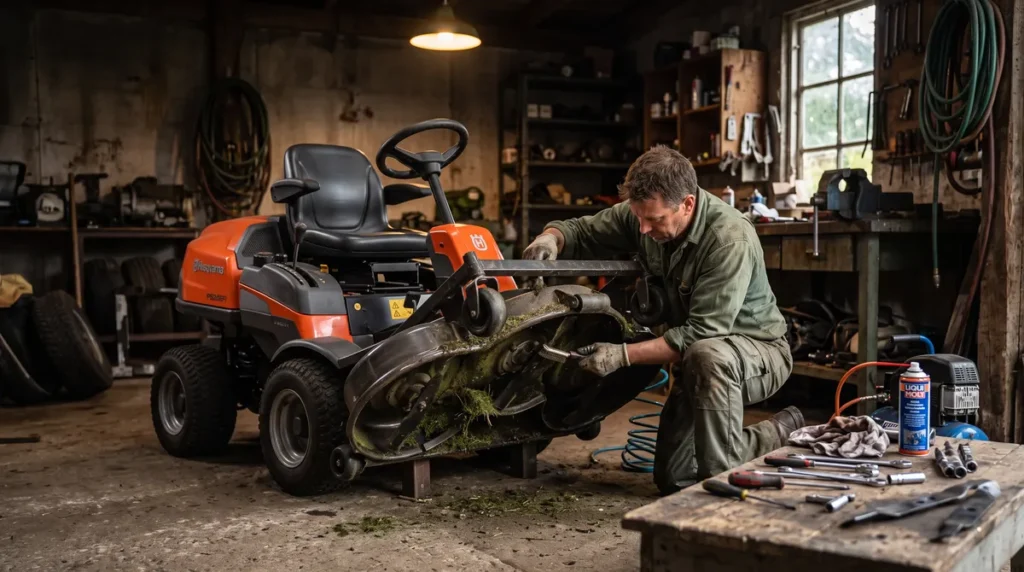 Tondeuse à coupe frontale : comprendre, choisir et bien l'utiliser 5 Entretien mécanique